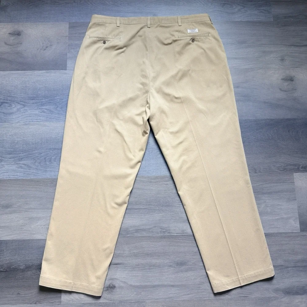 Vintage 90s Polo Ralph Lauren Mens Andrew Pant Mens 42x30 Chino Double Pleated